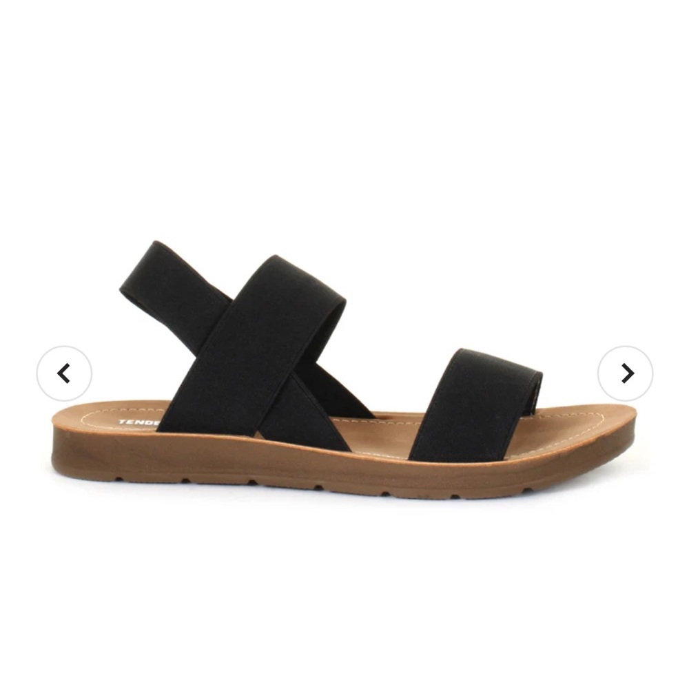 SANDPIPERS Women's RAE Black Strappy Sandals size 7